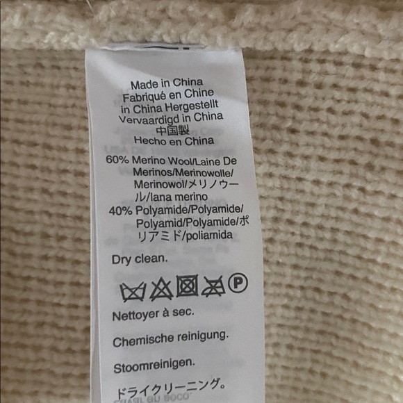 J.Crew Double Breasted Merino Wool Blend Sweater Blazer M pristine condition - Picture 13 of 16